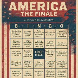 America: The Finale - bingo card